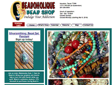 Tablet Screenshot of beadoholique.net